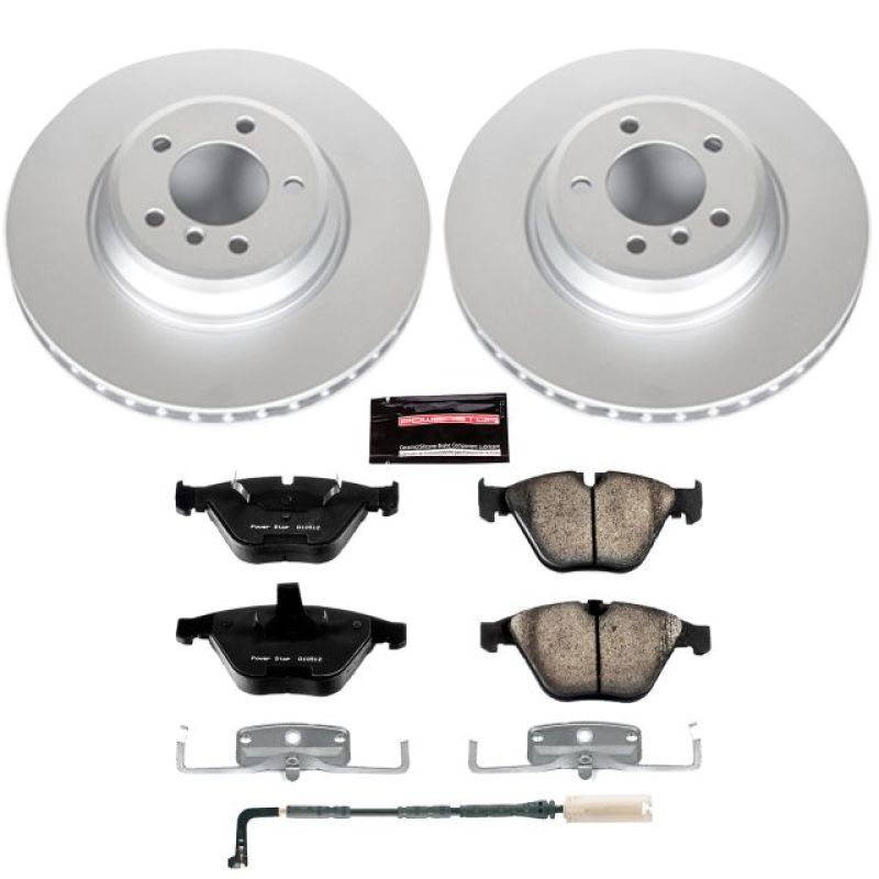 Power Stop 2009 BMW 335i xDrive Front Z23 Evolution Sport Coated Brake Kit Brake Kits - Performance D&S PowerStop