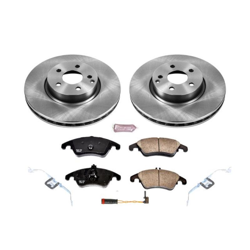 Power Stop 13-14 Mercedes-Benz C300 Front Autospecialty Brake Kit Brake Kits - OE PowerStop