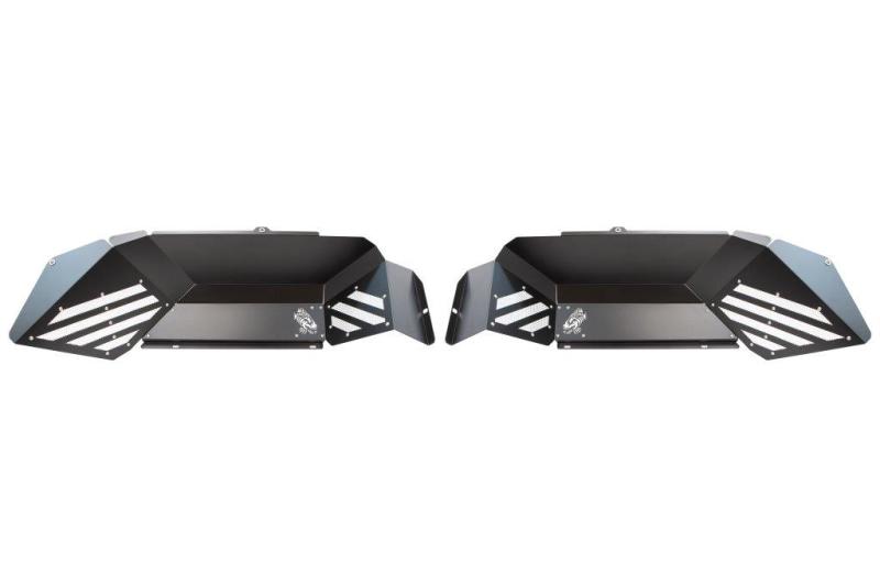 Fishbone Offroad 2020+ JT Gladiator Rear - Black Aluminum Inner Fenders Fenders Fishbone Offroad