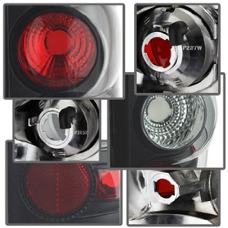 Spyder Chevy Silverado 1500 03-06 (Does Not Fit Stepside)Euro Tail Lights Blk Smke ALT-YD-CS03-BSM Tail Lights SPYDER