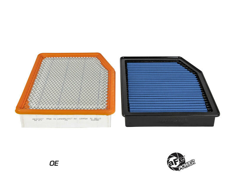 aFe MagnumFLOW Pro 5R OE Replacement Filter 2019 GM Silverado/Sierra 1500 V6-2.7L/4.3L/V8-5.3 Air Filters - Direct Fit aFe