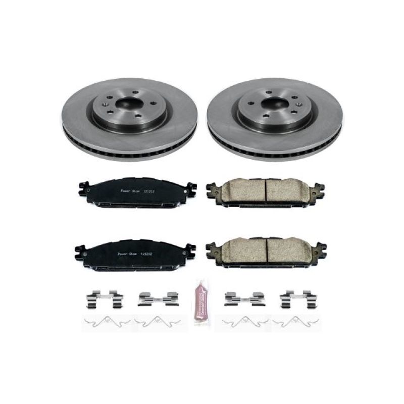 Power Stop 11-19 Ford Explorer Front Autospecialty Brake Kit Brake Kits - OE PowerStop