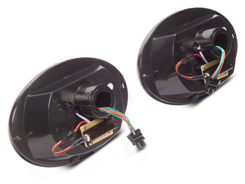 Raxiom 97-04 Chevrolet Corvette C5 Axial Series LED Tail Lights- Chrome Housing- Smoked Lens Tail Lights Raxiom