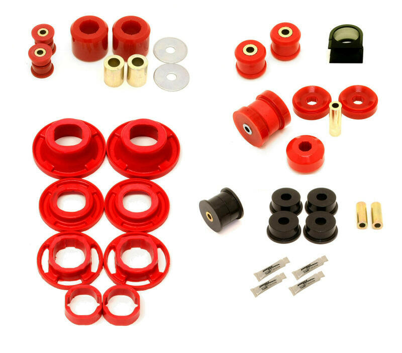 BMR 12-15 5th Gen Camaro Street Version Total Suspension Bushing Kit (BK041/BK021/BK022) - Black/Red Bushing Kits BMR Suspension