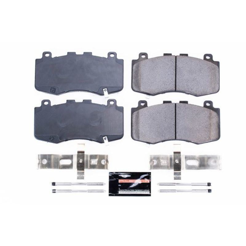 Power Stop 18-19 Jeep Grand Cherokee Front Z23 Evolution Sport Brake Pads w/Hardware Brake Pads - Performance PowerStop
