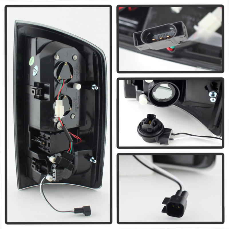 Spyder Dodge Ram 07-08 1500/Ram 07-09 2500/3500 LED Tail Lights Black Smoke ALT-YD-DRAM06-LED-BSM Tail Lights SPYDER