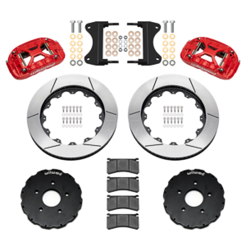Wilwood 14-19 Chevrolet Corvette C7 Forged XRS6R Front BBK - 14.00 Rotor - Red Big Brake Kits Wilwood