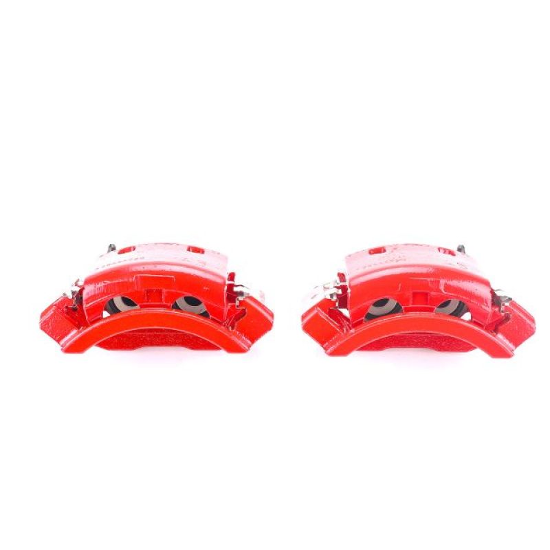 Power Stop 01-02 Dodge Ram 2500 Rear Red Calipers w/Brackets - Pair Brake Calipers - Perf PowerStop