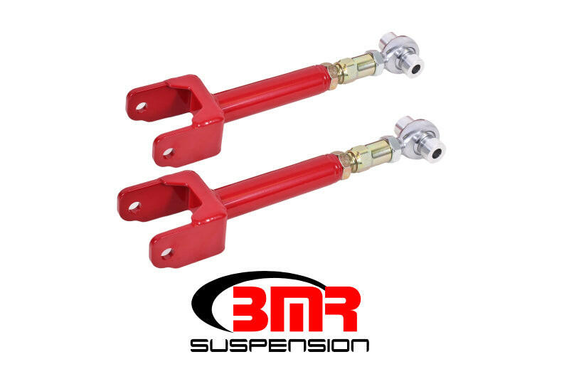 BMR 64-67 A-Body Upper Control Arms On-Car Adj. Rod Ends - Red Control Arms BMR Suspension