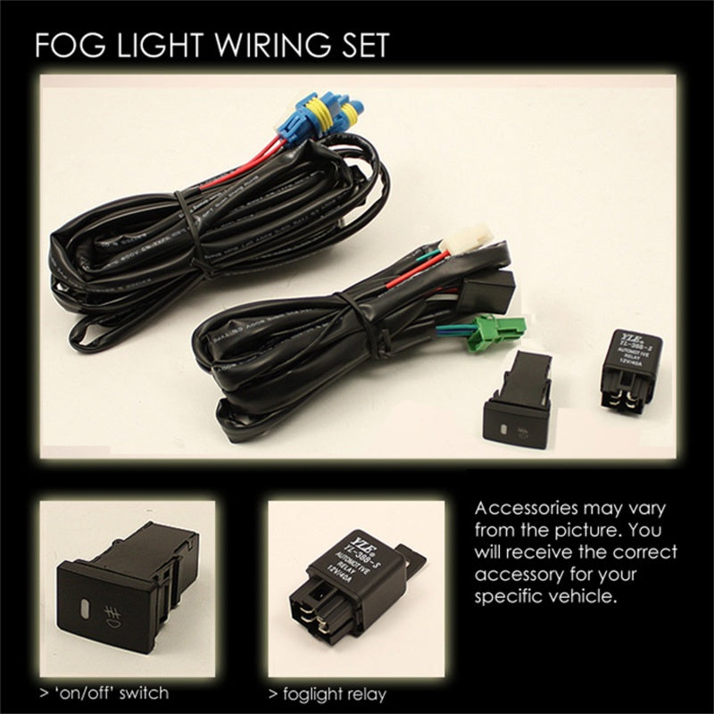 Spyder Toyota Tacoma 2012-2015 OEM Fog Lights W/Switch Clear FL-CL-TTA2012-C Fog Lights SPYDER