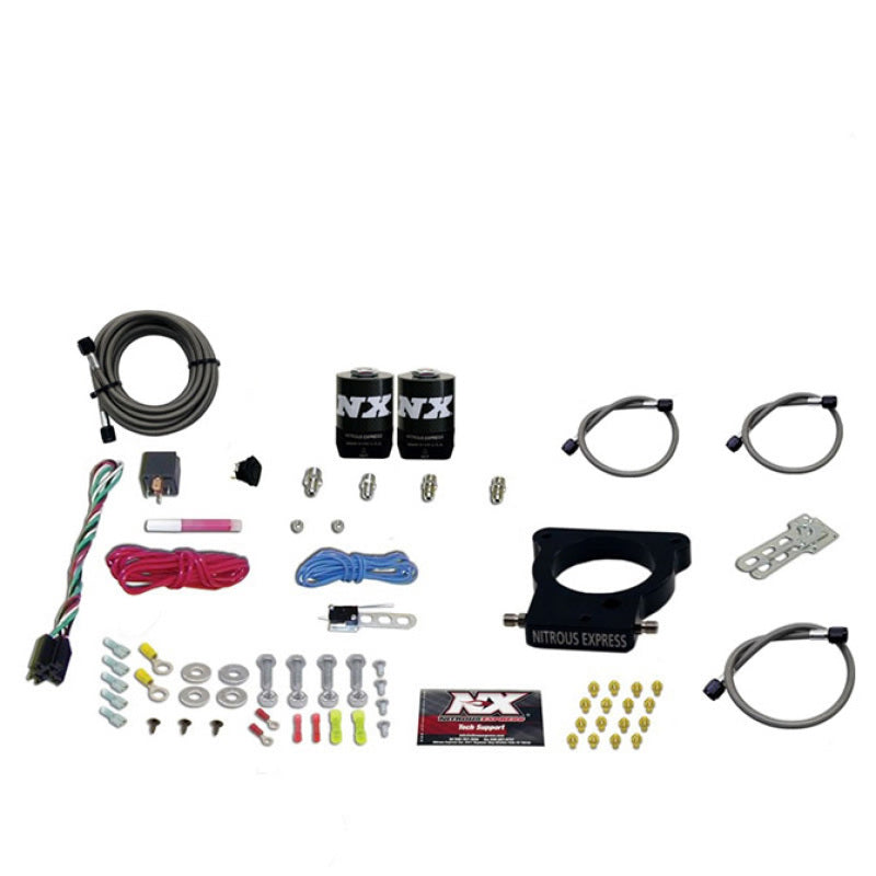 Nitrous Express GM LS 78mm 3-Bolt Nitrous Plate Kit (50-350HP) w/o Bottle Nitrous Systems Nitrous Express