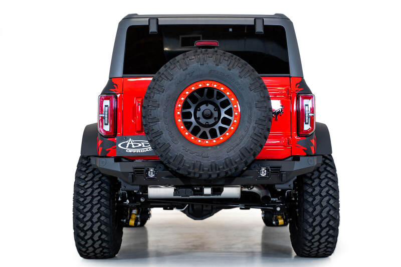 Addictive Desert Designs 21-22 Ford Bronco Bomber Rear Bumper Bumpers - Steel Addictive Desert Designs