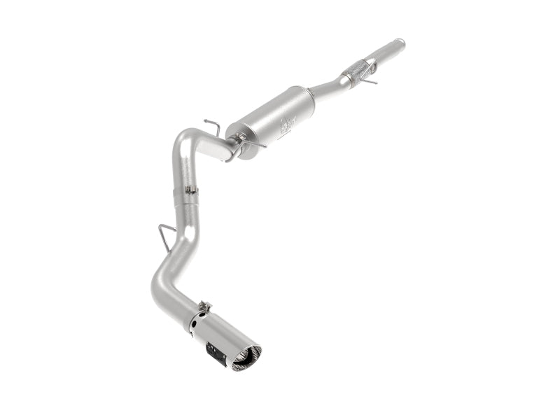 aFe Apollo GT Series 4in 409SS Cat Back Exh System Polished Tip 14-18GM Silverado 1500 V8-6.2L Catback aFe