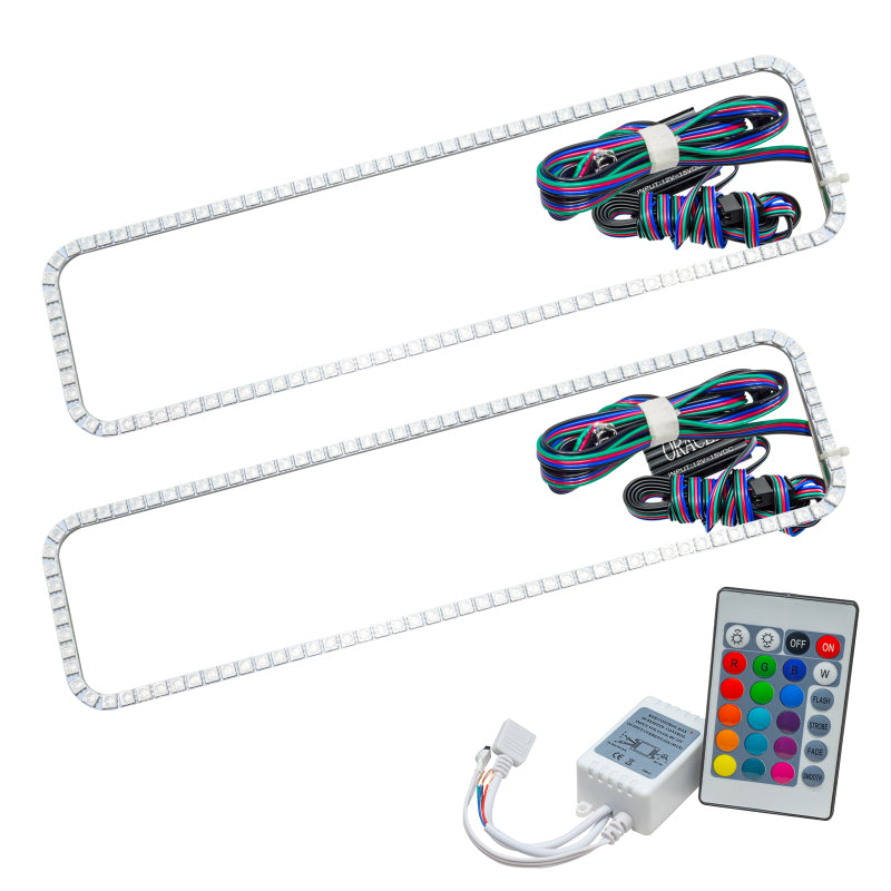 Oracle GMC Yukon 92-99 Halo Kit - ColorSHIFT w/ Simple Controller Headlights ORACLE Lighting