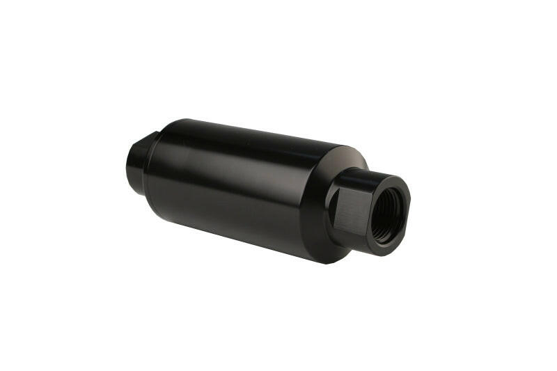 Aeromotive In-Line Filter - AN-10 - Black - 10 Micron Fuel Filters Aeromotive