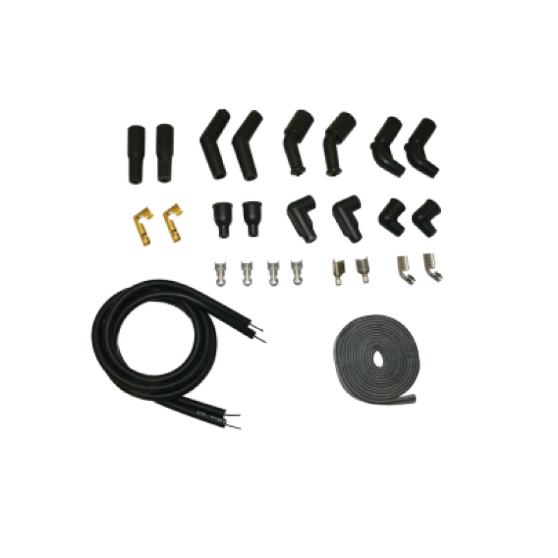 Moroso 78-15 Harley-Davidson Universal Kit Sleeved Ultra 40 Wire Set - Black Spark Plug Wire Sets Moroso