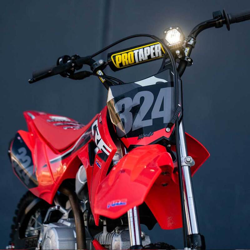 Baja Designs S1 Wide Cornering Electric Start Pit Bike LED Light Light Bars & Cubes Baja Designs