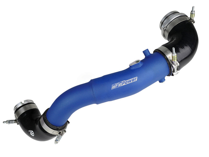aFe 20-21 BMW Z4 M40i (G29) L6-3.0L (t) B58 BladeRunner 2-1/2in to 3in Hot-Side Charge Pipe - Blue Intercoolers aFe