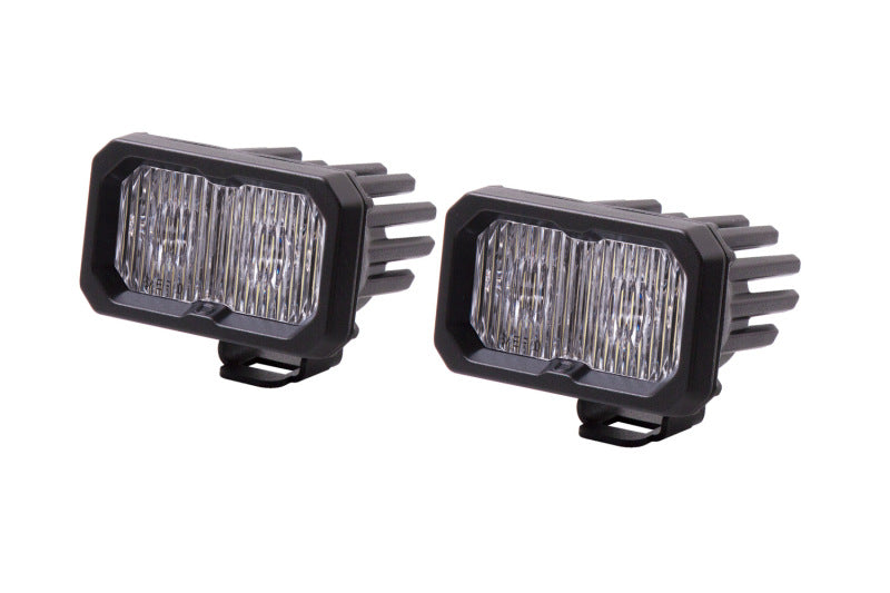 Diode Dynamics Stage Series 2 In LED Pod Sport - White Fog Standard ABL (Pair) Light Accessories and Wiring Diode Dynamics