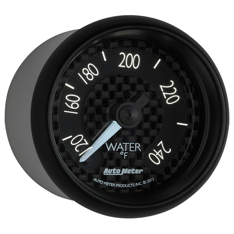 Autometer GT Series 52mm Mechanical 120-240 Deg F Water Temperature Gauge Gauges AutoMeter