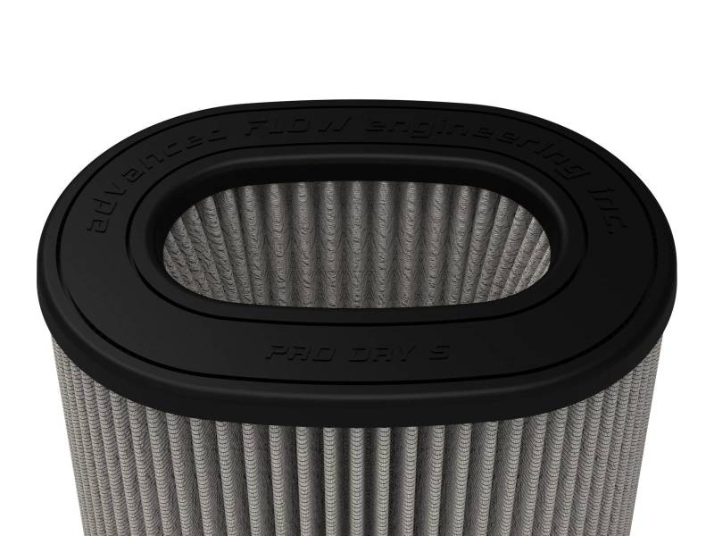 aFe MagnumFLOW Pro DRY S Air Filter (6-3/4 x 4-3/4)in F x (8-1/2 x 6-1/2)in B x (7-1/4 x 5)in T Air Filters - Universal Fit aFe