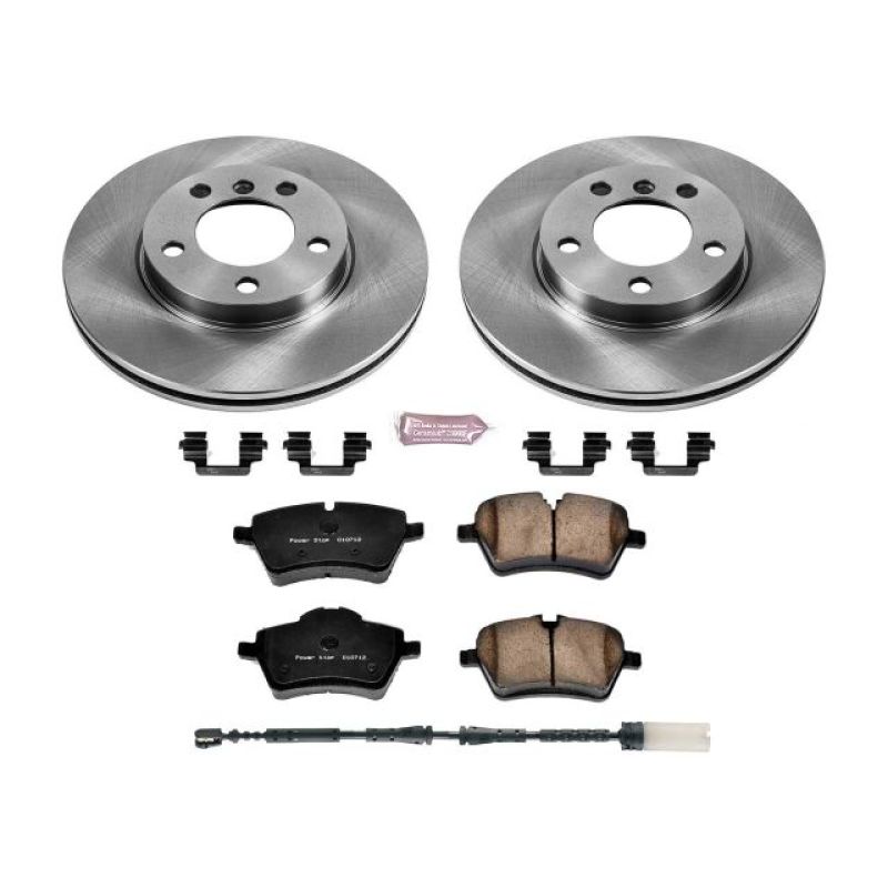 Power Stop 11-16 Mini Cooper Countryman Front Autospecialty Brake Kit Brake Kits - OE PowerStop