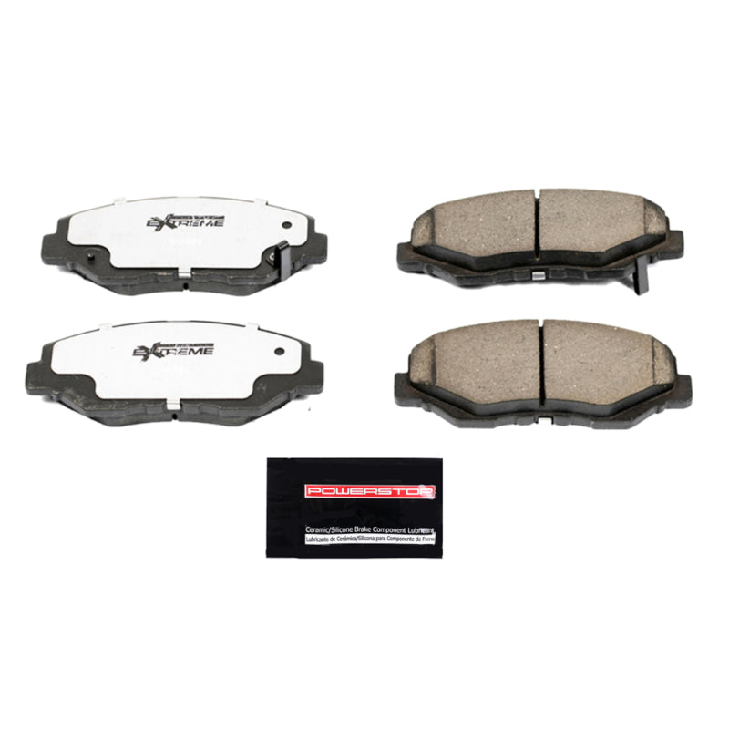 Power Stop 13-15 Acura ILX Front Z26 Extreme Street Brake Pads w/Hardware Brake Pads - Performance PowerStop