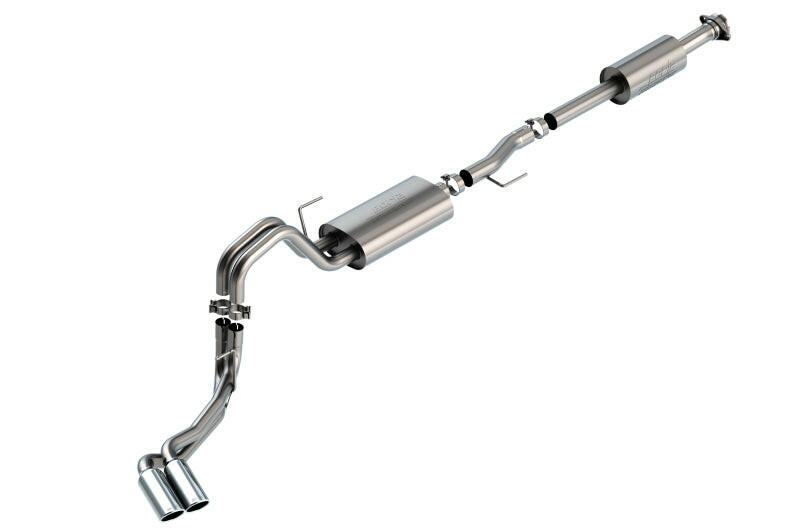 Borla F-150 2021 5.0L 4dr CC SB EC STB Lariat/KR/Platinum/LTD 3/2.25 DSE Cat-Back Touring CHR Tips Catback Borla