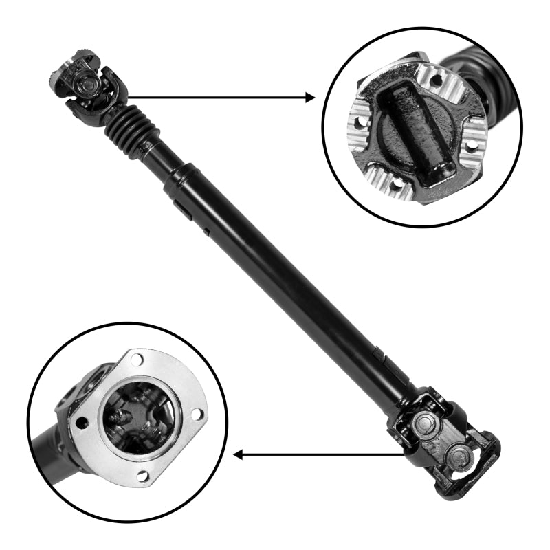 USA Standard Driveshaft for 03-05 Ram 2500/3500 Diesel Front w/ Manual Transmission 19in Length Driveshafts Yukon Gear & Axle