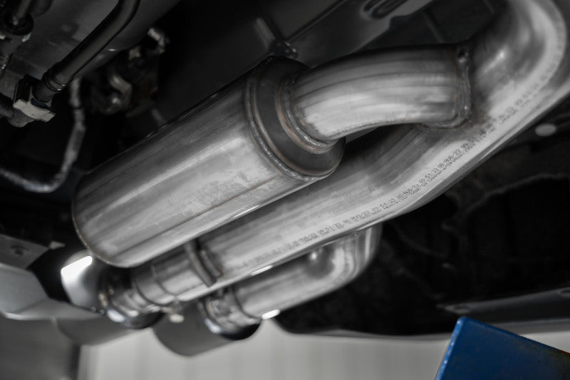 MBRP 2018+ Ford Mustang GT 5.0L T304 SS 3in Street to Race Conversion Kit Catback MBRP