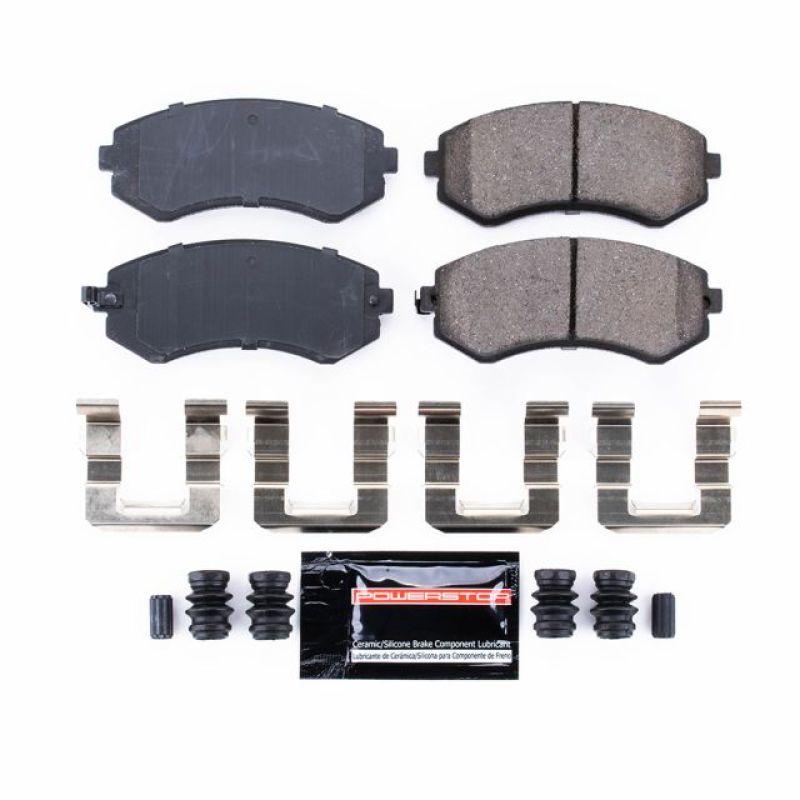 Power Stop 89-96 Nissan 240SX Front Z23 Evolution Sport Brake Pads w/Hardware Brake Pads - Performance PowerStop