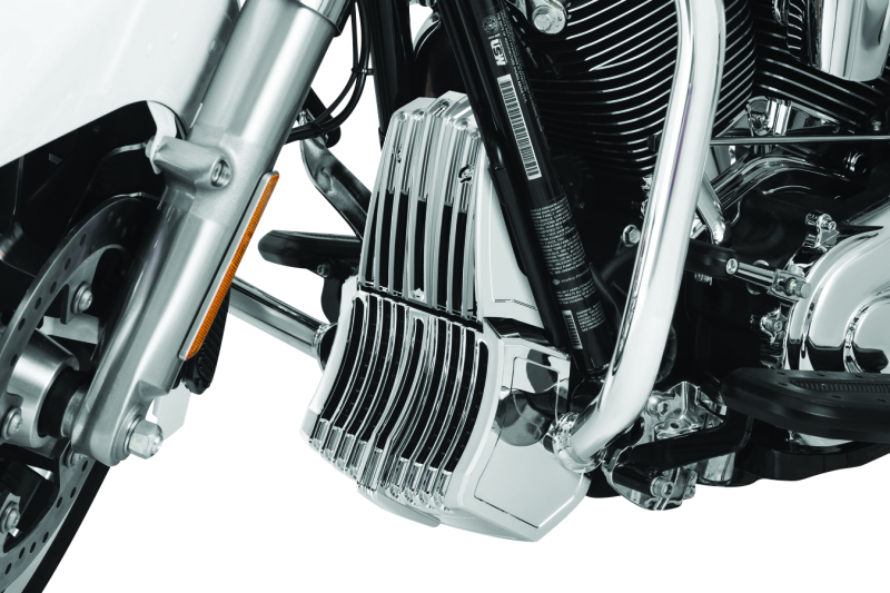 Kuryakyn Oil Cooler Cover Chrome Other Body Components Kuryakyn