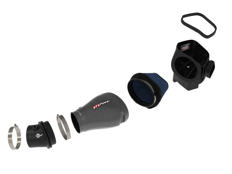 aFe Track Series Carbon Fiber Pro 5R AIS - 2018 Jeep Grand Cherokee Trackhawk (WK2) V8-6.2L(SC) Cold Air Intakes aFe