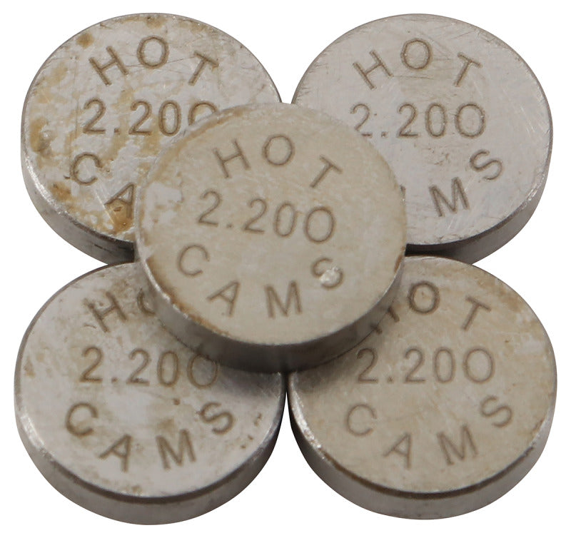 Hot Cams Shim Kits 2.200mm Thickness - 5 Pack Valves Hot Cams