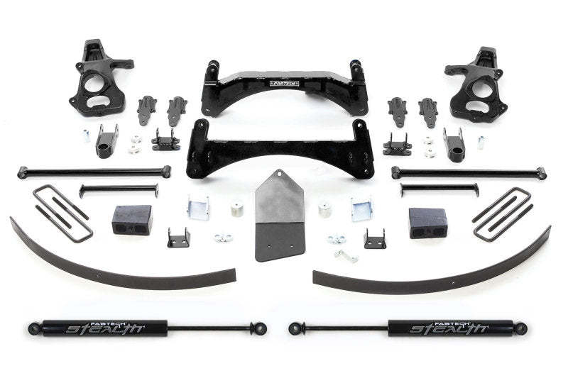 Fabtech 07-13 GM C1500 P/U w/o Autoride 2WD 6in Basic Sys w/Stealth Lift Kits Fabtech