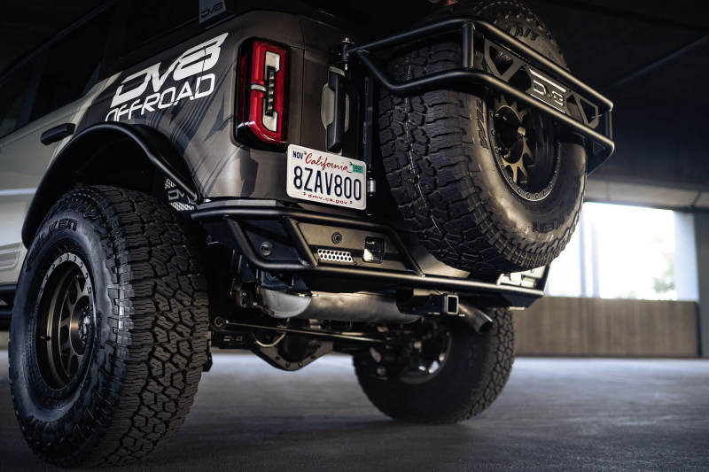 DV8 Offroad 21-23 Ford Bronco Competition Series Rear Bumper Bumpers - Steel DV8 Offroad