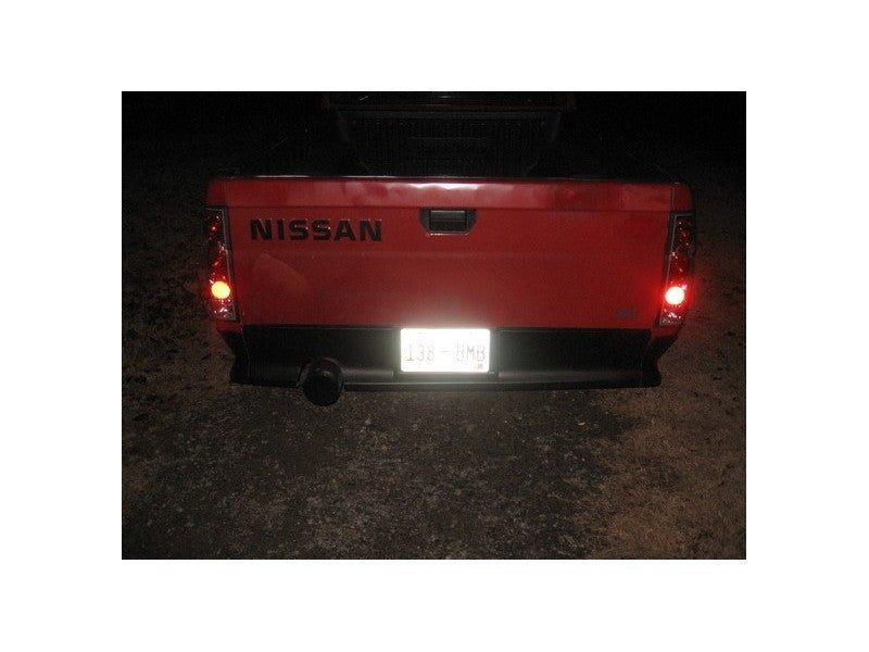 Spyder Nissan Hardbody 86-97 Euro Style Tail Lights Chrome ALT-YD-NH86-C Tail Lights SPYDER