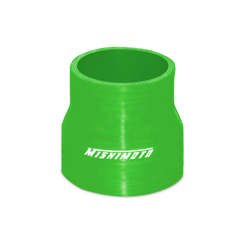 Mishimoto 2.5in. to 3in. Transition Coupler Green Silicone Couplers & Hoses Mishimoto