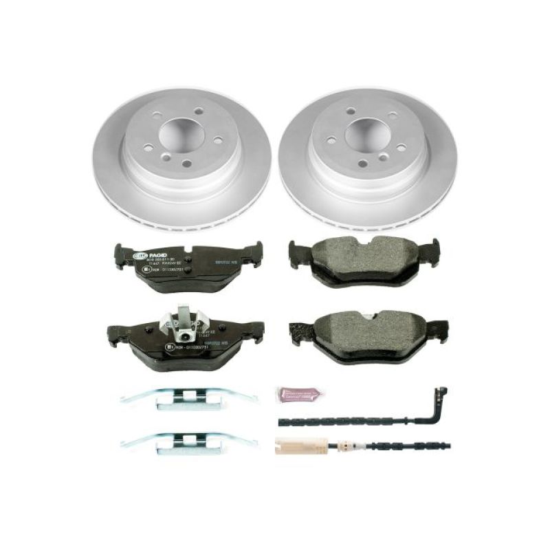 Power Stop 07-10 BMW 328i Rear Euro-Stop Brake Kit Brake Kits - OE PowerStop