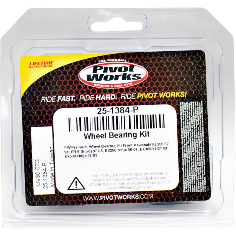 Pivot Works Kawasaki Wheel Bearing Kit Premium Bearings Control Arms Pivot Works