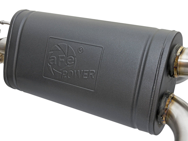 aFe 16-18 BMW M2 L6-3.0L MACH Force-Xp 3in to 2.5in 304 SS Cat-Back Exhaust System-Quad Polish Tips Tips aFe