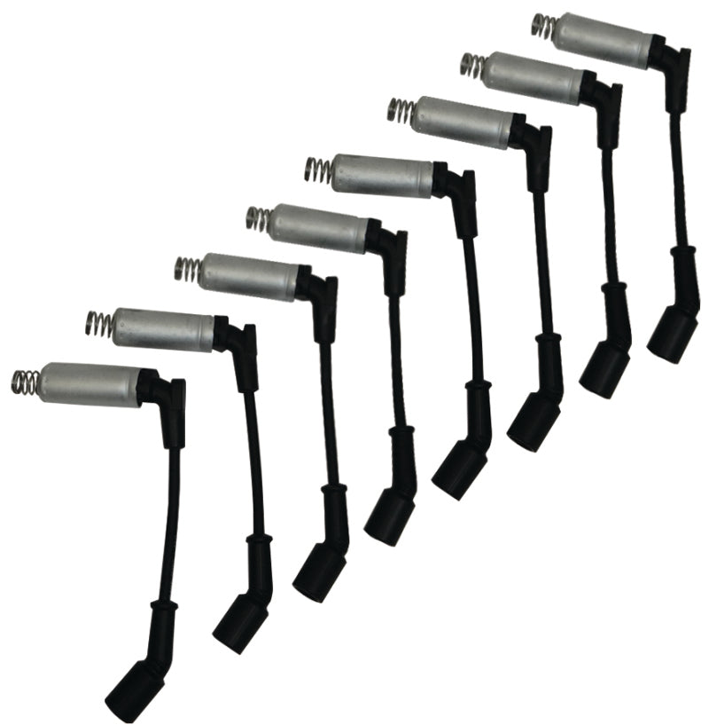 Moroso GM LS Ignition Wire Set - Ultra 40 - Unsleeved - Coil-On - Alum Shielded - 9.75in Wire - Blk Spark Plug Wire Sets Moroso