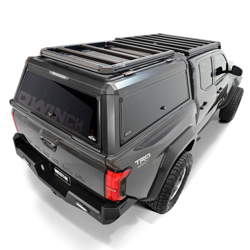 Westin EXP Roof Rack for Mid Size EXP Truck Cap (RACK ONLY - NO CAP) 45x55in. - Tex. Blk Bed Caps Westin