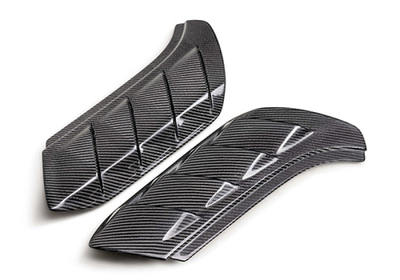 Ford Racing 22-24 Bronco Raptor 2x2 Twill Carbon Fiber Fender Vent Set- Gloss Spoilers Ford Racing