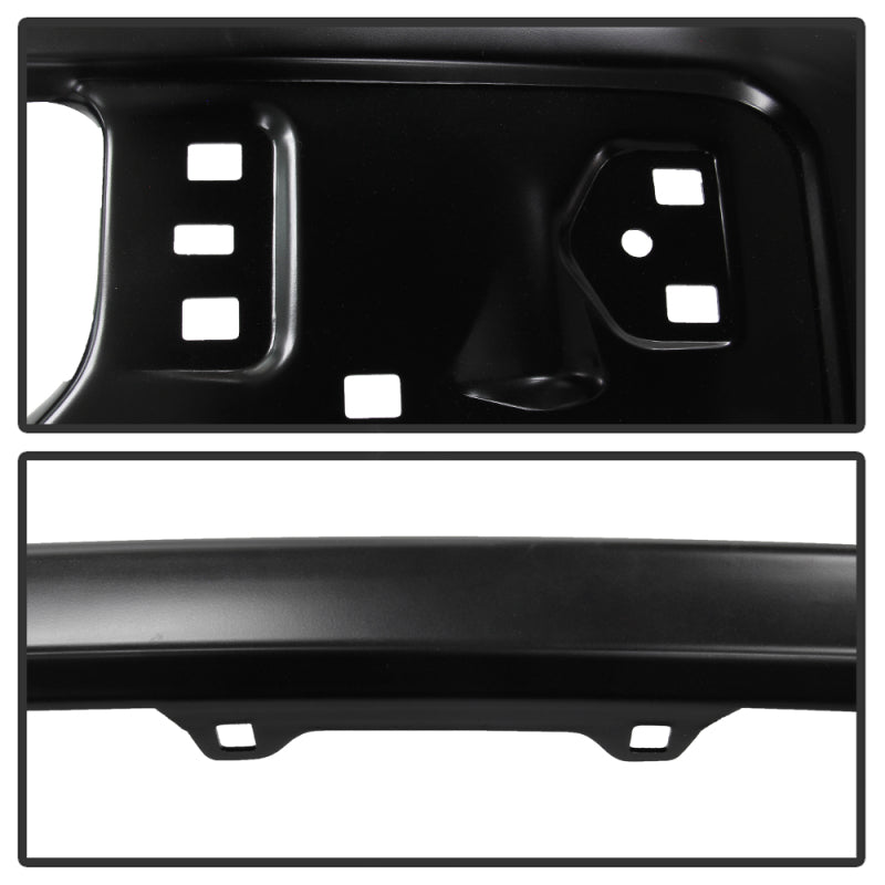 Spyder Ford F150 09-14 w/Fog Light Hole Front Bumper - Black (OEM # 9L3Z17757DPTM) Bumper Accessories SPYDER