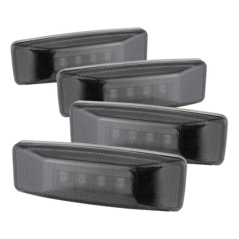 xTune Dodge Ram 94-02 Dually 2 Red LED+2 Amber LED Fender Lights 4pcs Smoke ACC-LED-DR94-FE-SM Sidemarkers & Indicators SPYDER