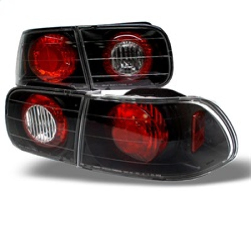 Spyder Honda Civic 92-95 2/4DR Euro Style Tail Lights Black ALT-YD-HC92-24D-BK Tail Lights SPYDER