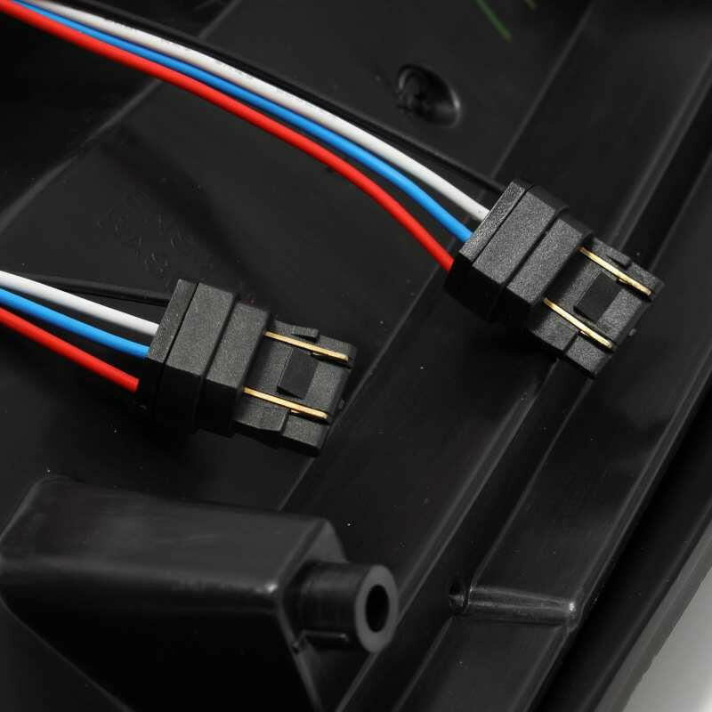 AlphaRex 14-18 Chevrolet Silverado 1500 PRO-Series LED Tail Lights Jet Black Tail Lights AlphaRex