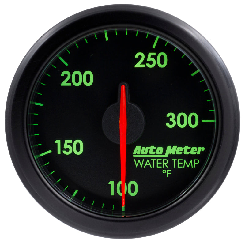 Autometer Airdrive 2-1/6in Water Temperature Gauge 100-300 Degrees F - Black Gauges AutoMeter