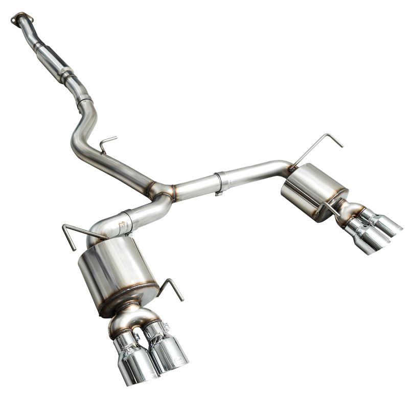 AWE Tuning 2015+ Subaru WRX VA Sedan Touring Edition Exhaust - Chrome Silver Tips (102mm) Catback AWE Tuning